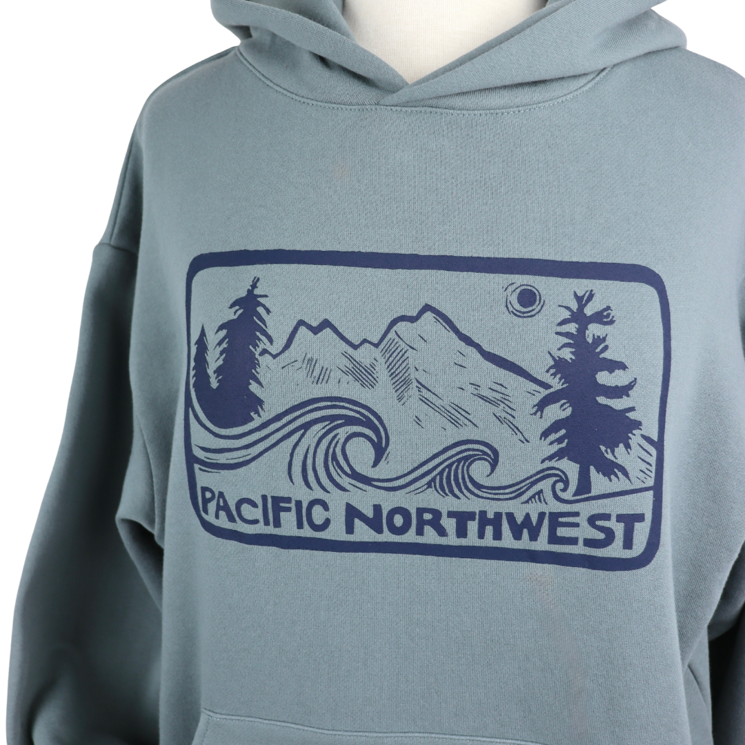 Pacific Northwest 2.0 Unisex Midweight Hoodie in Dusty Blue