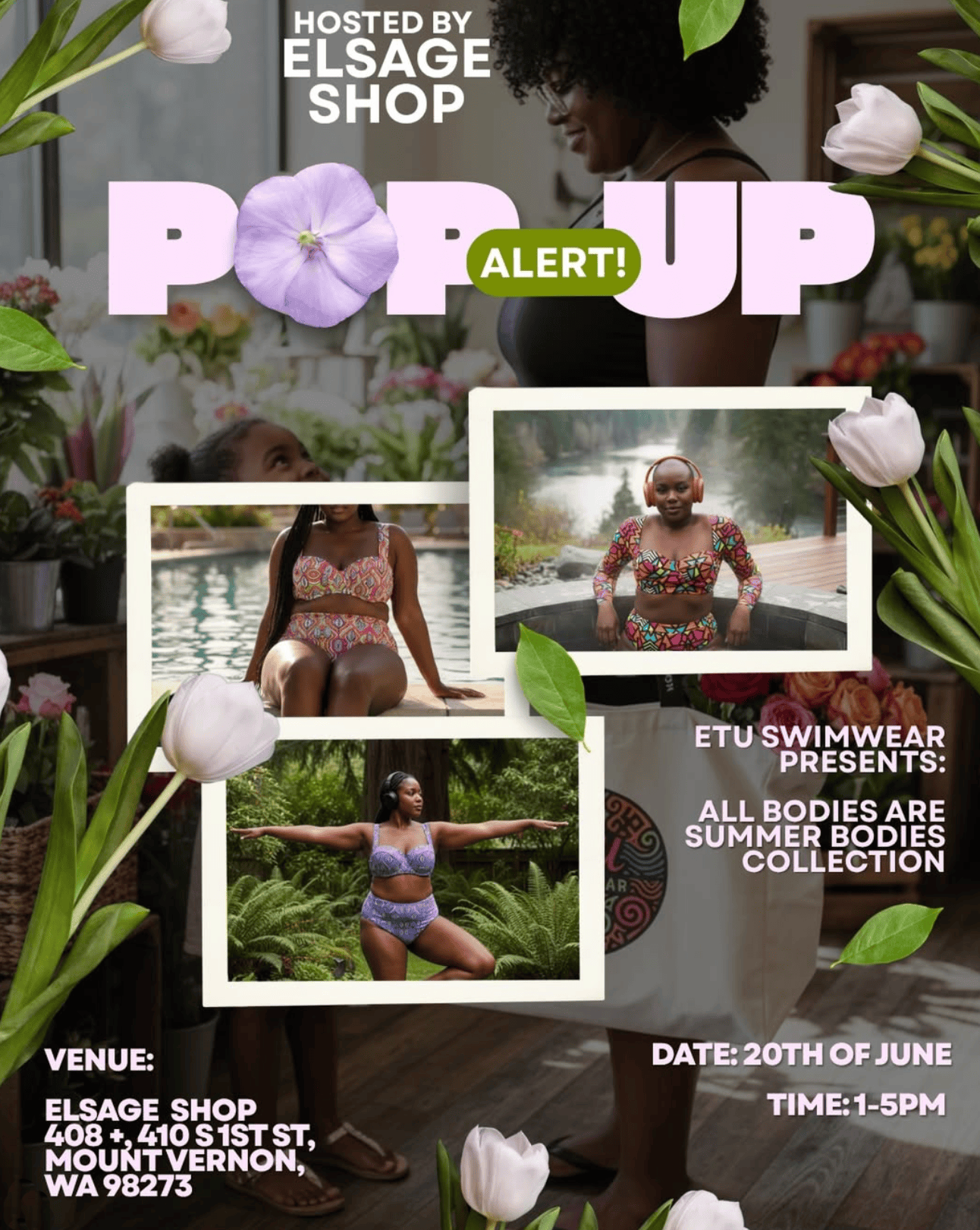 Size Inclusive Swimwear Pop Up June 20, 2026 at elSage Shop!