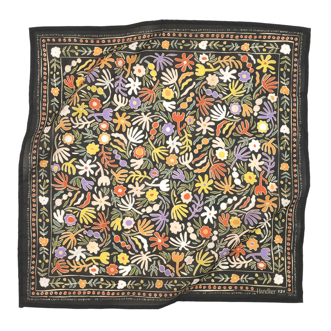 Colorful Screen Printed Bandanas