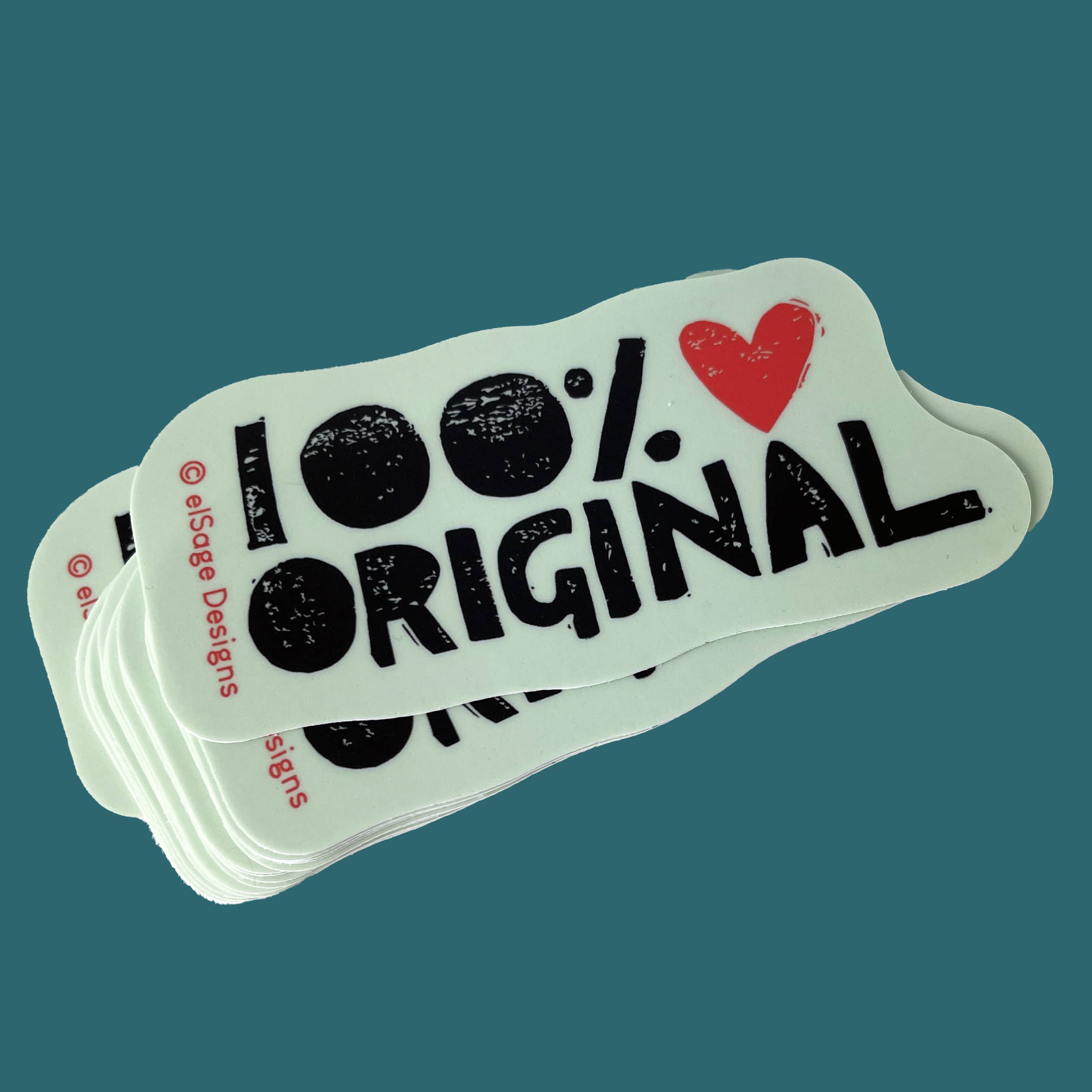 100% Original Sticker