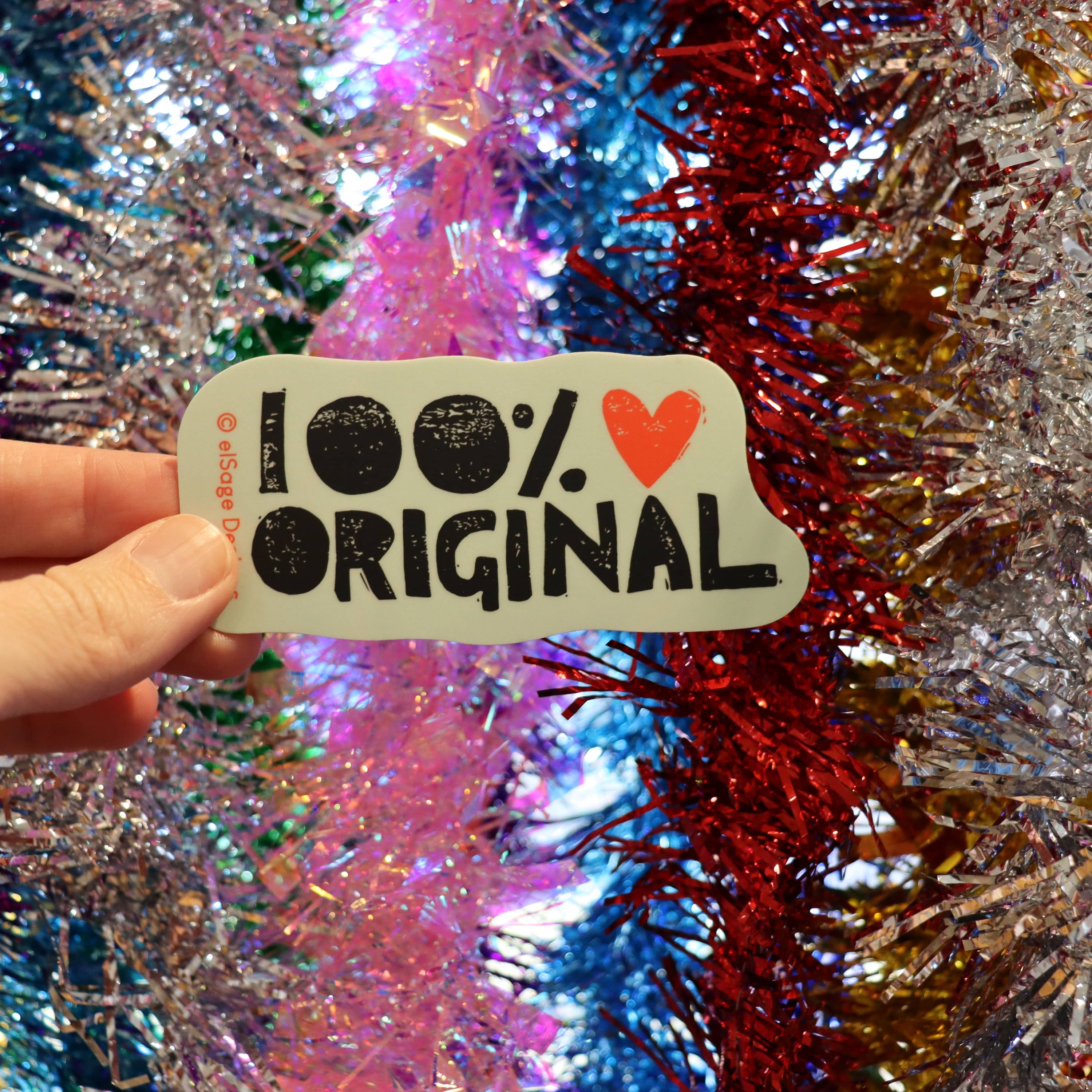 100% Original Sticker