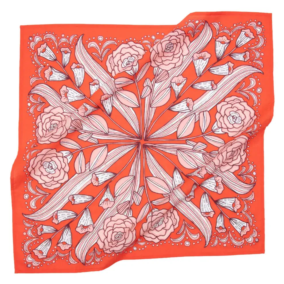Colorful Screen Printed Bandanas