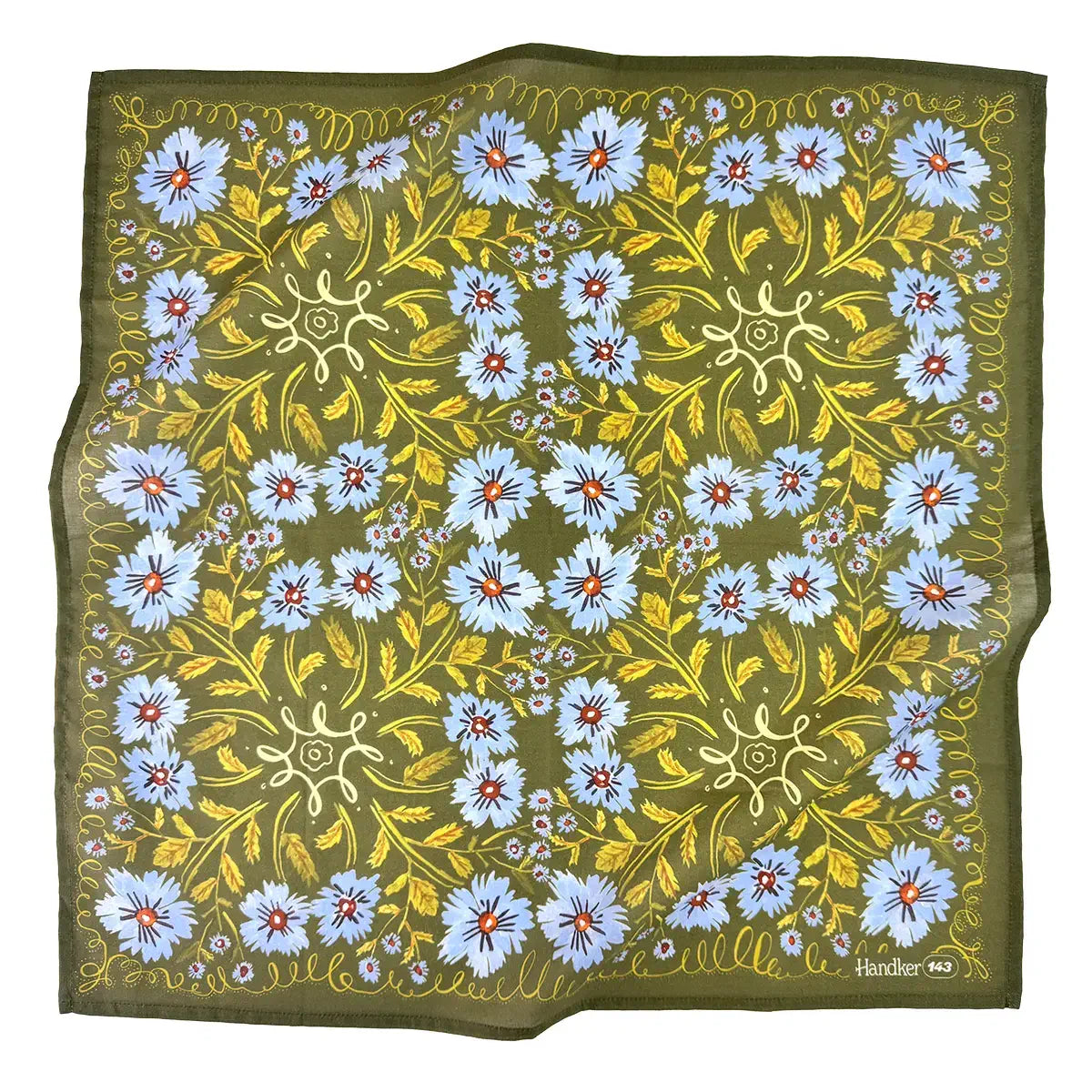 Colorful Screen Printed Bandanas