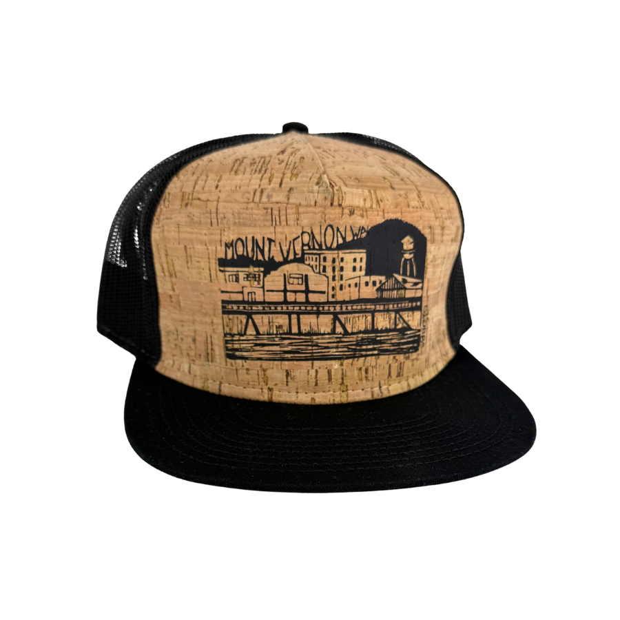 Downtown Mount Vernon Cork Trucker Hat