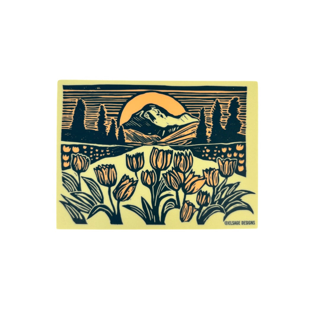 Mountain View Sticker