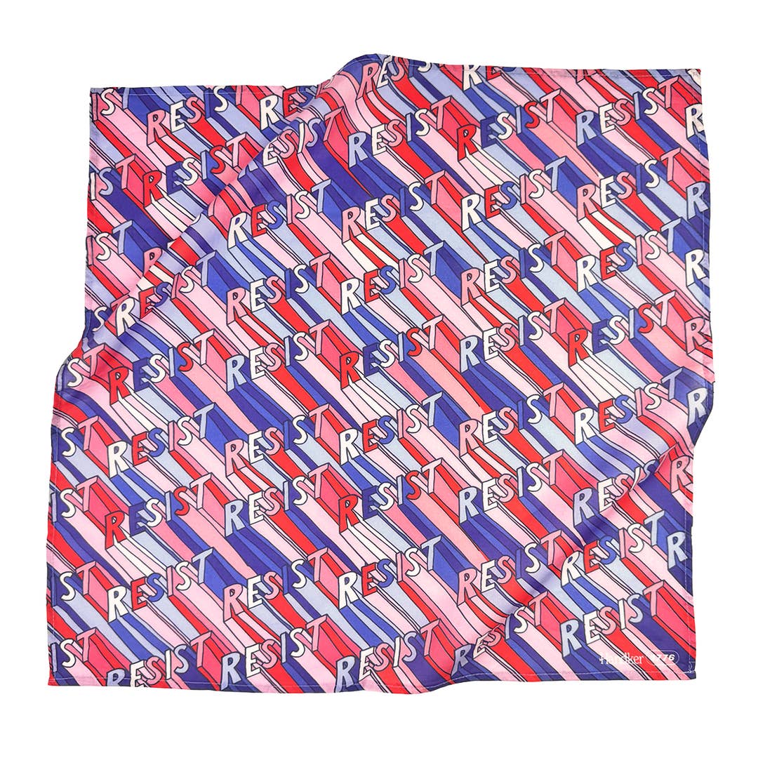 Colorful Screen Printed Bandanas