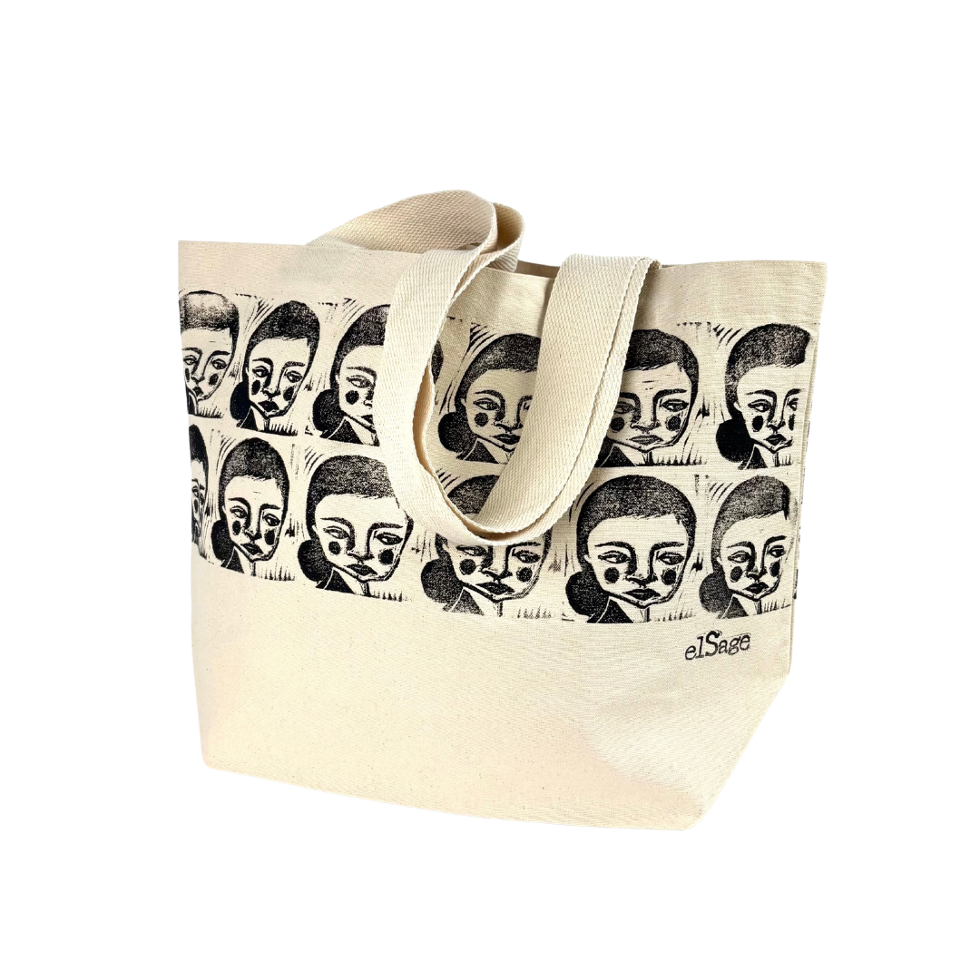 Hand Block-Printed Tote Bags