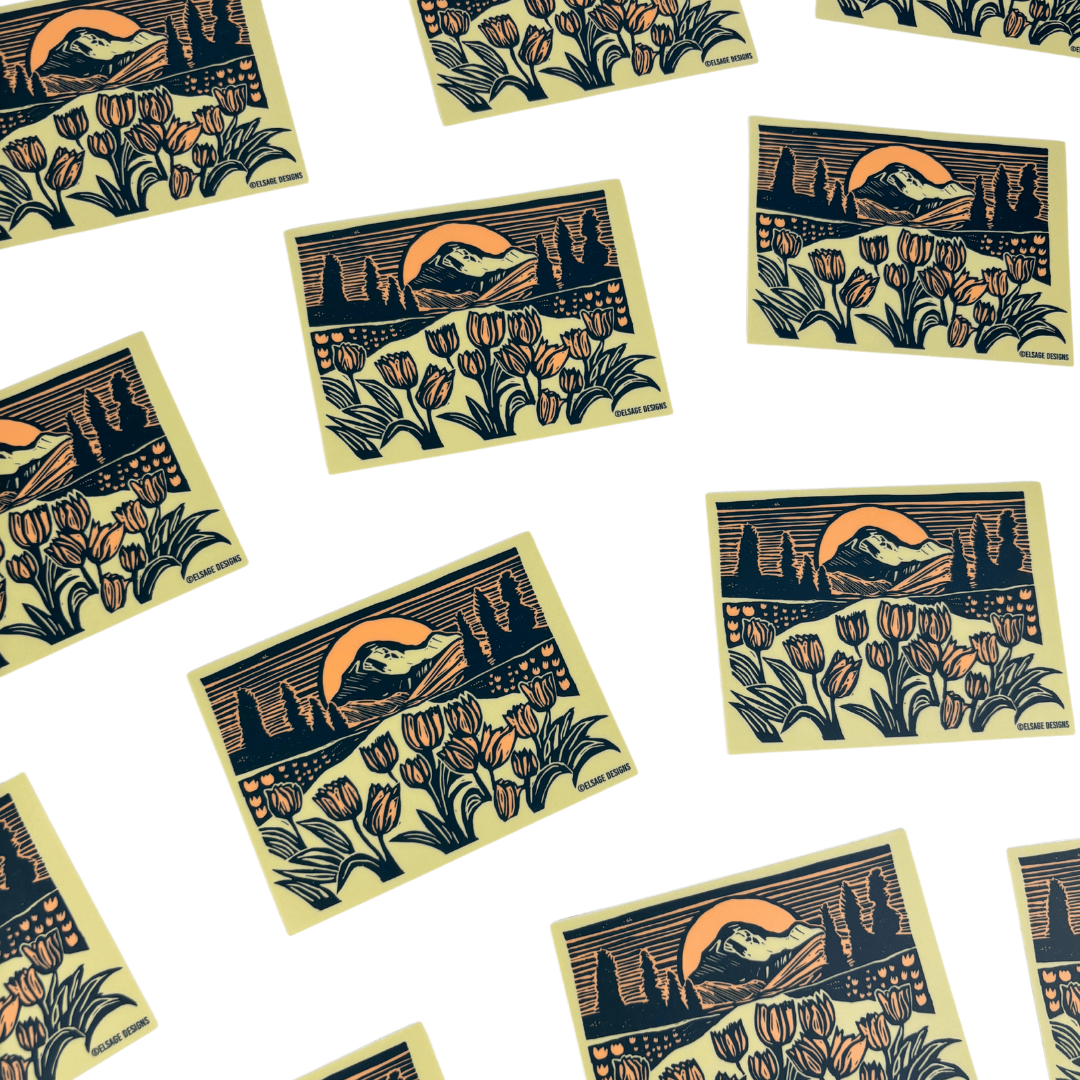 Mountain View Sticker