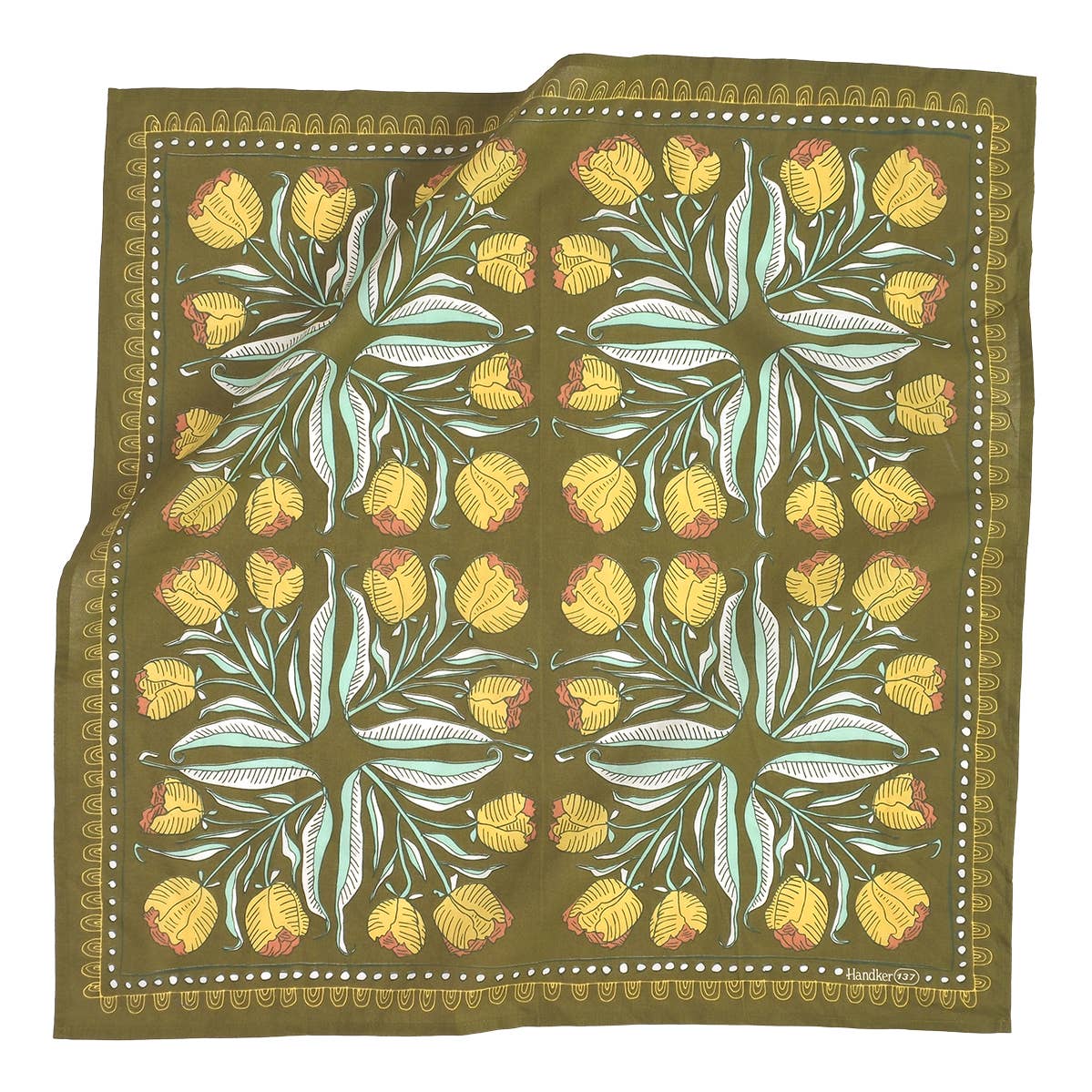 Colorful Screen Printed Bandanas
