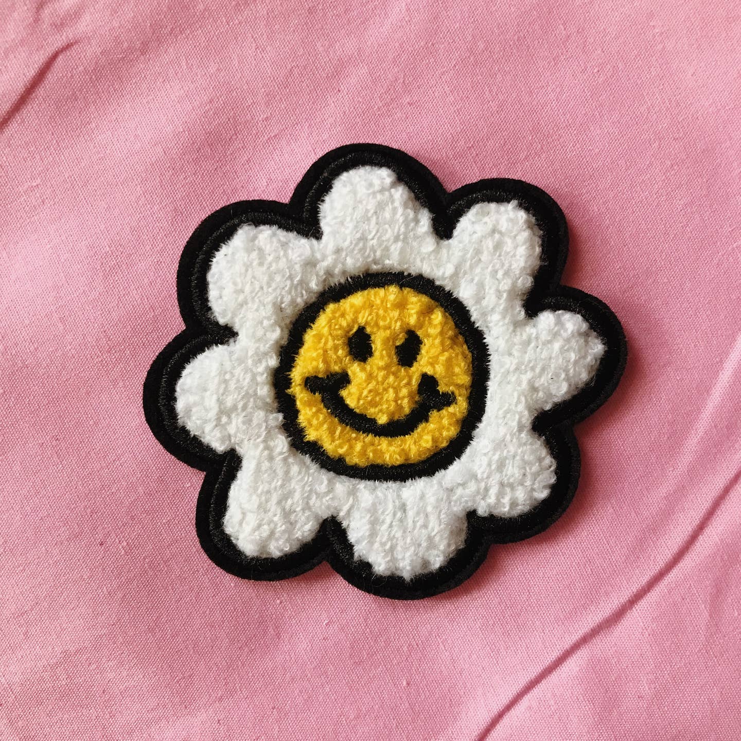 Daisy Flower Chenille Patch by Unexpected Flair