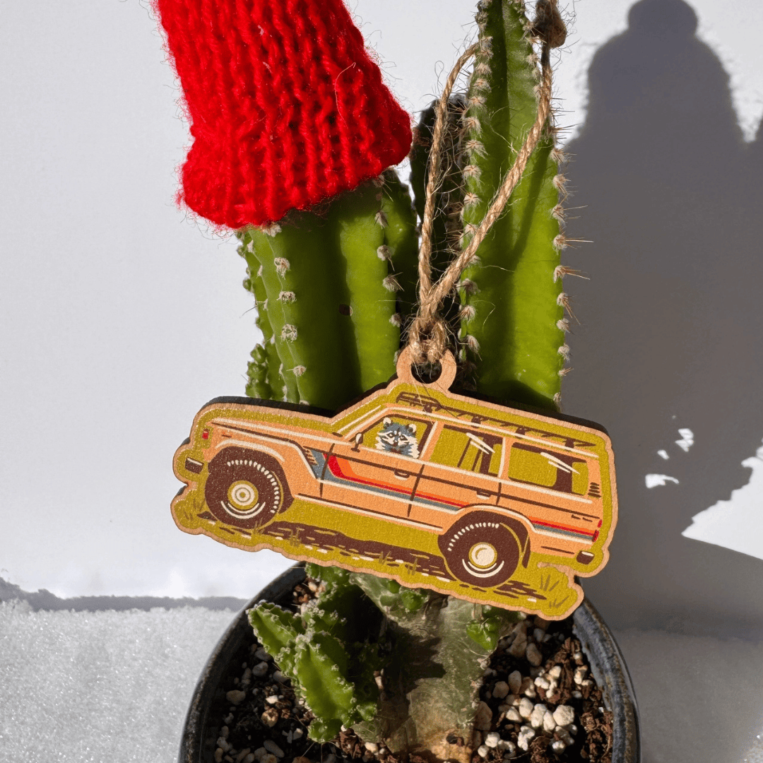 Wood Ornaments by Caroline Clark