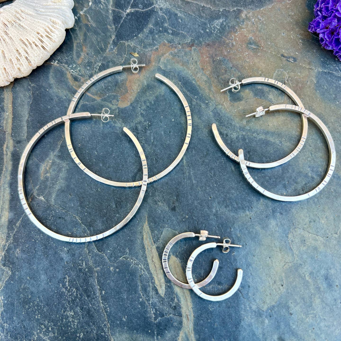 Handmade Hammered Metal Jewelry