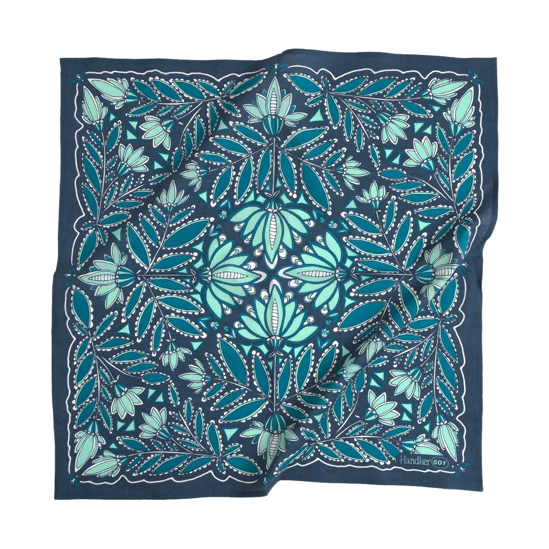 Colorful Screen Printed Bandanas