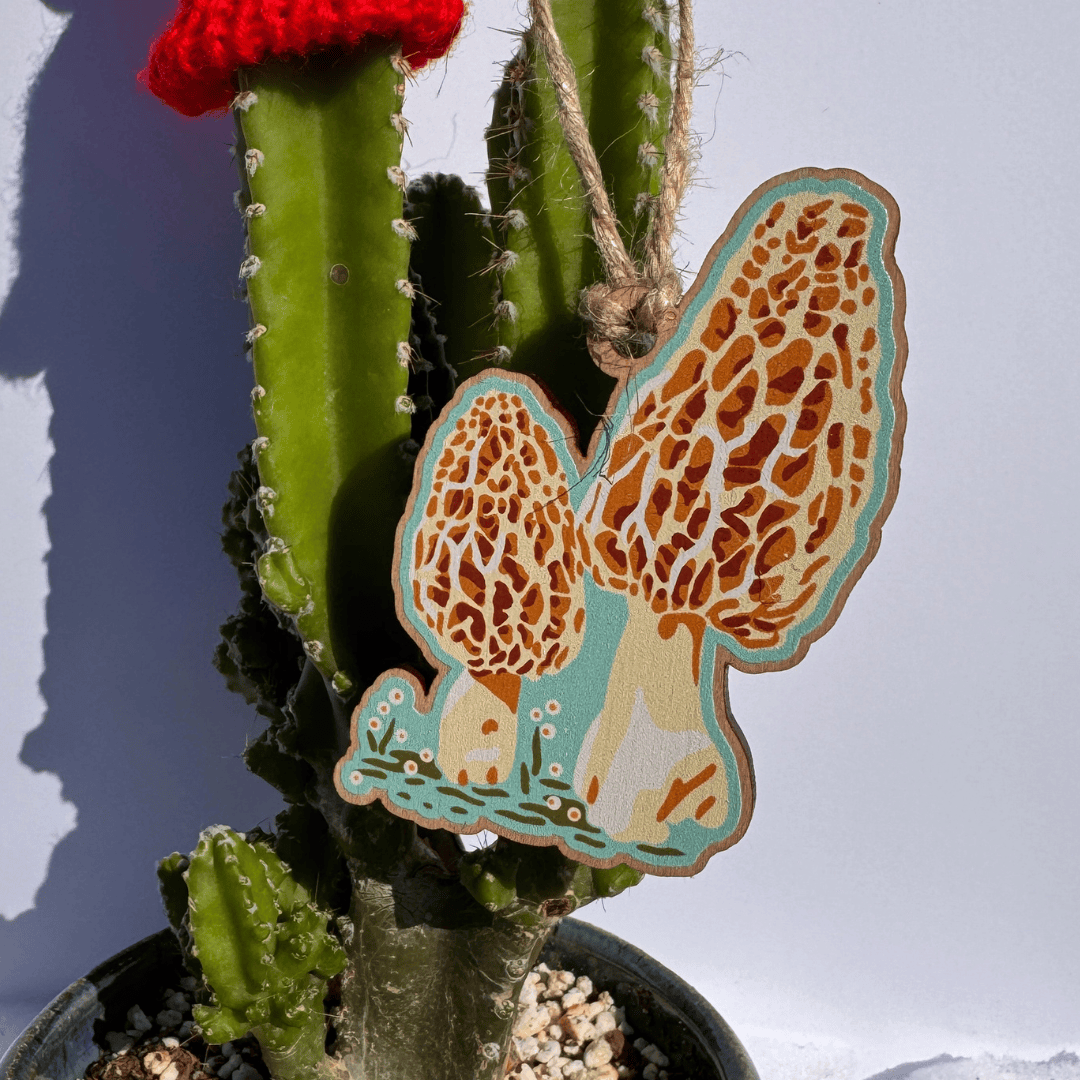 Wood Ornaments by Caroline Clark