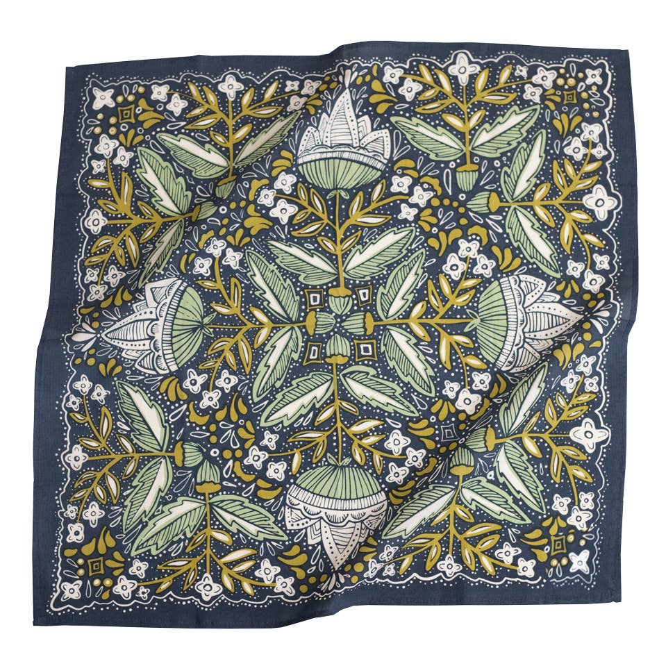 Colorful Screen Printed Bandanas