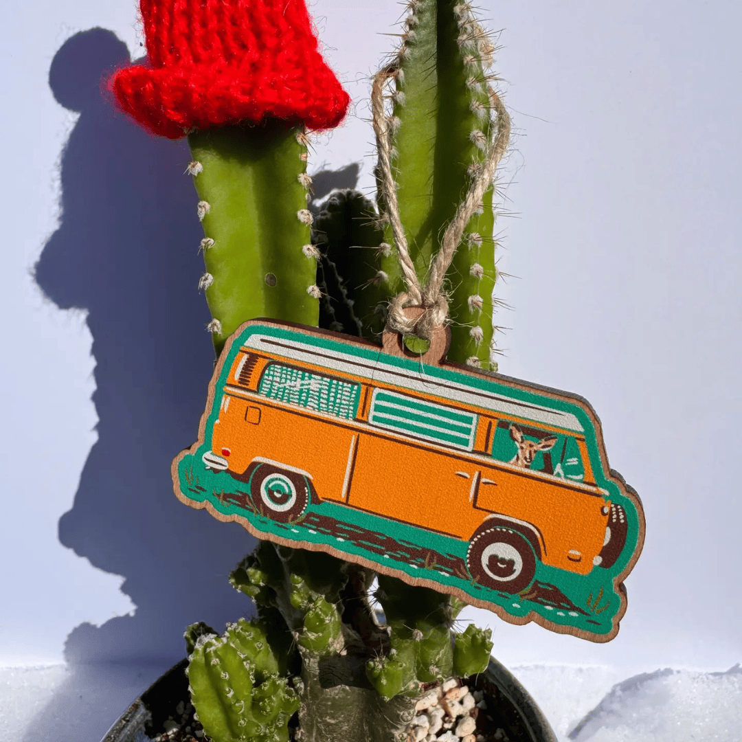 Wood Ornaments by Caroline Clark