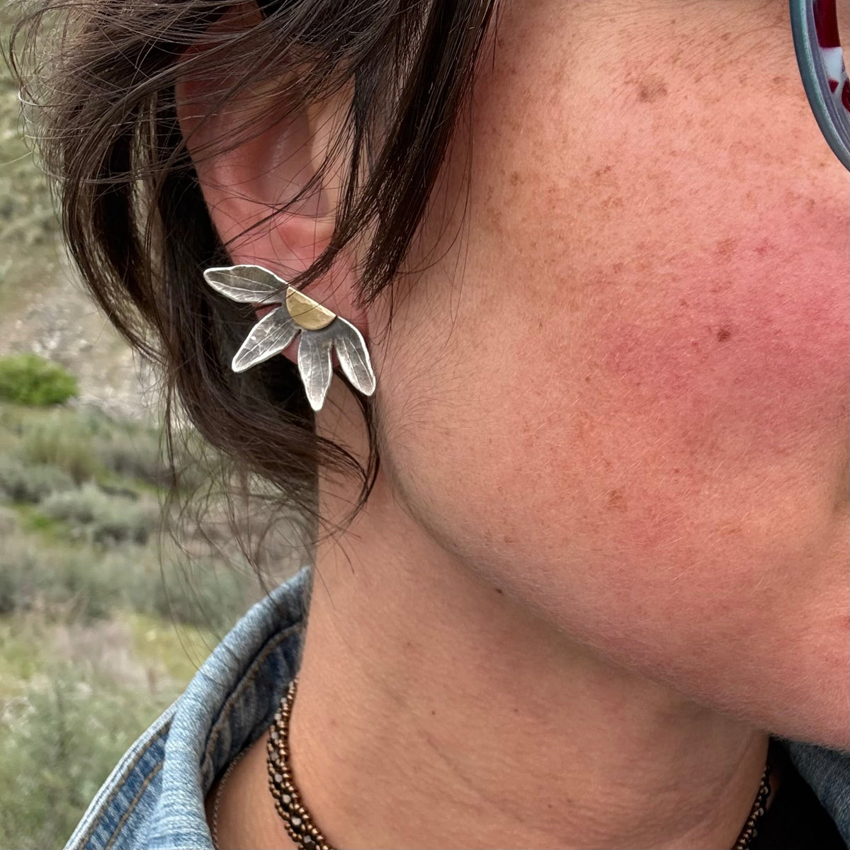 Handmade Metalwork Earrings