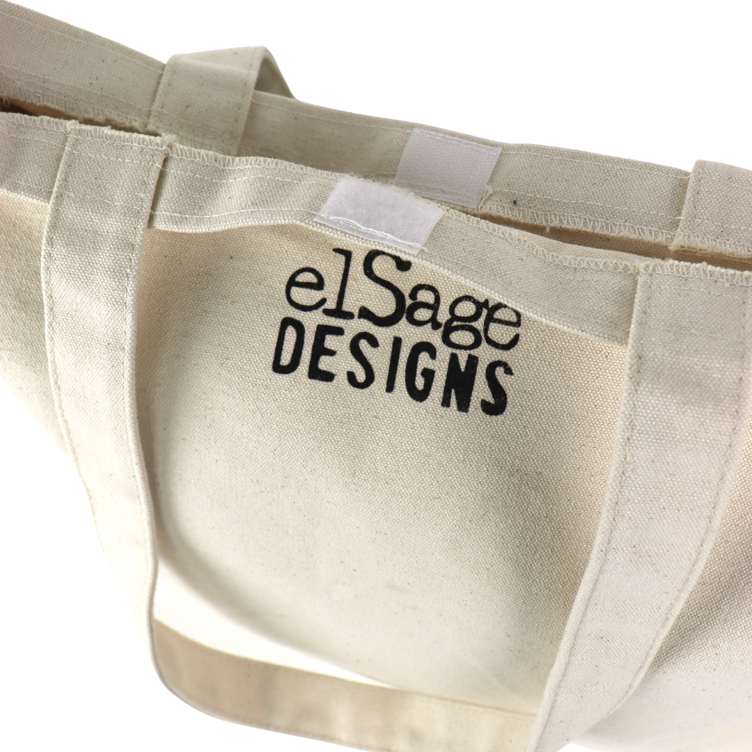 Folksy Tulip Large Tote Bag