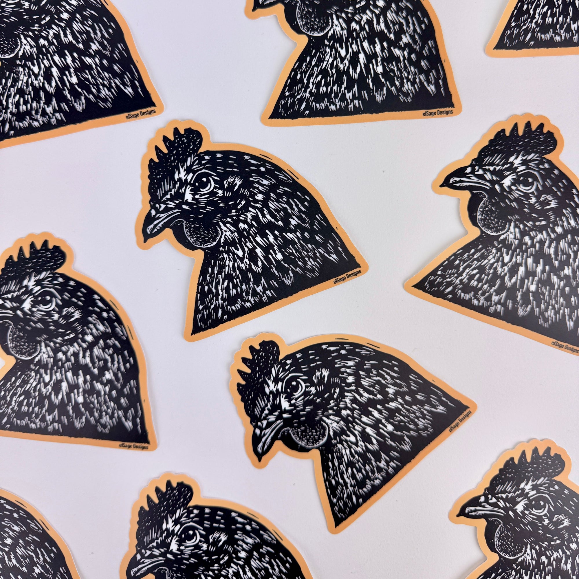 Pretty Chicken Sticker