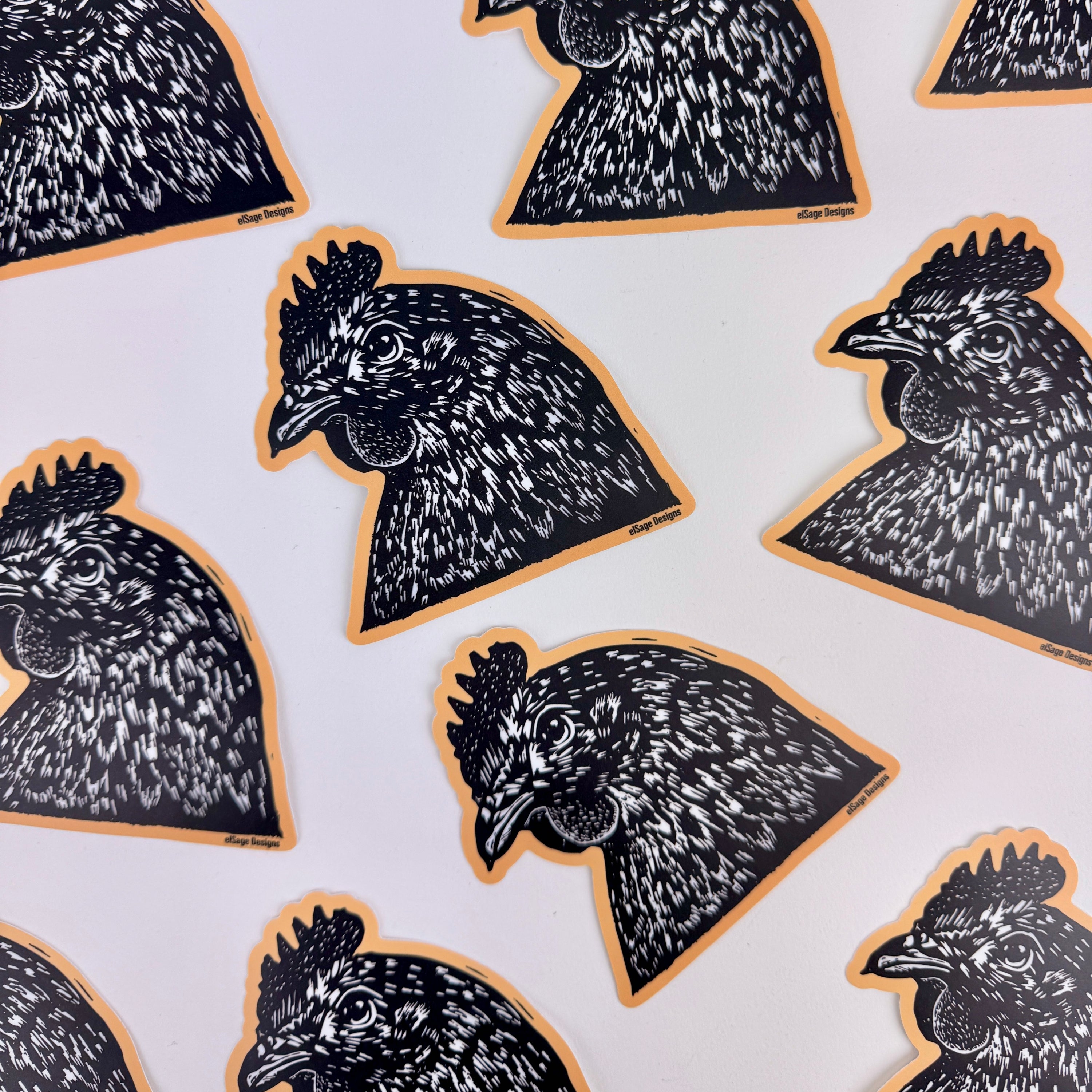 Pretty Chicken Sticker
