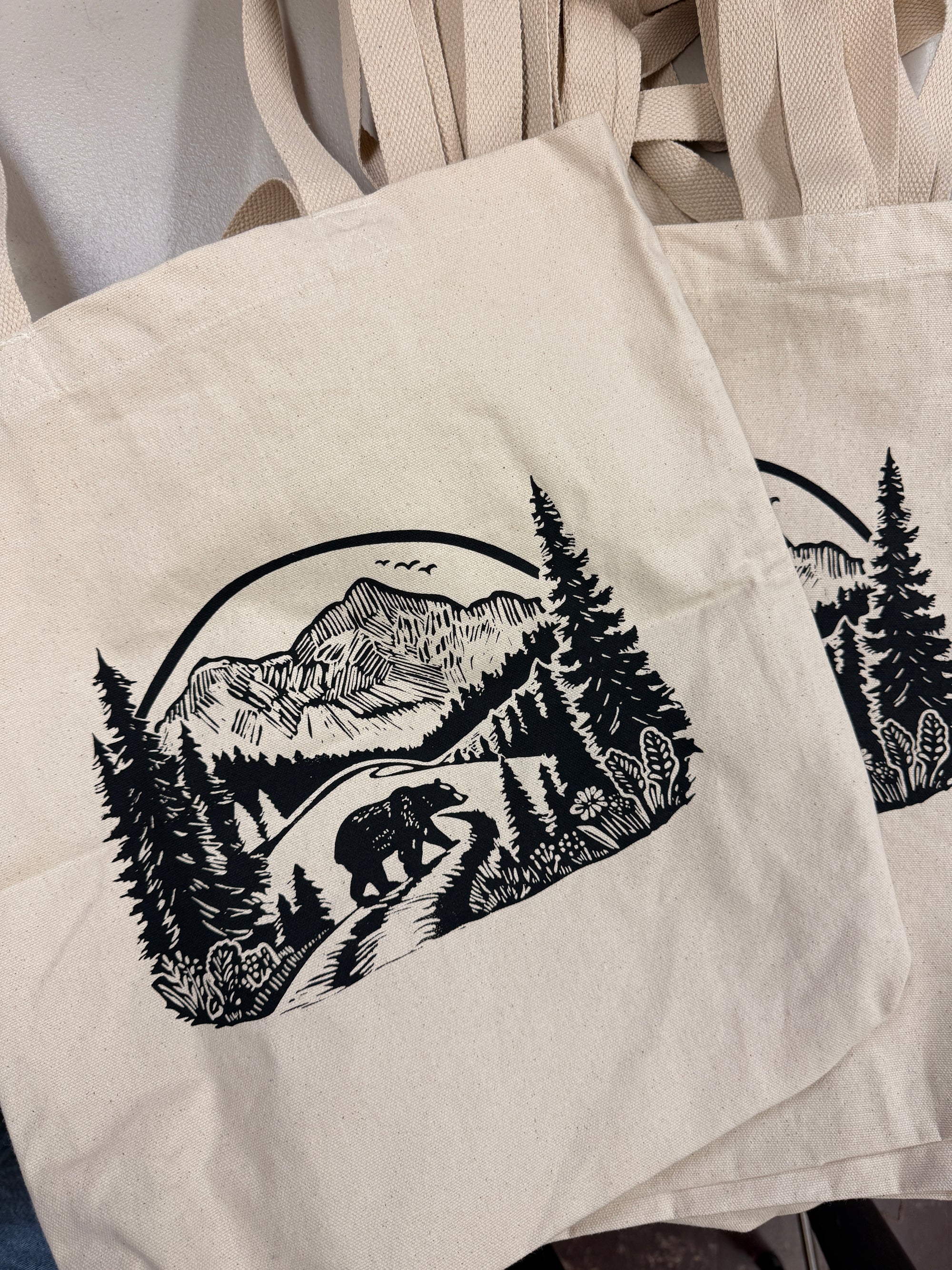 Wilderness Bear Tote Bag