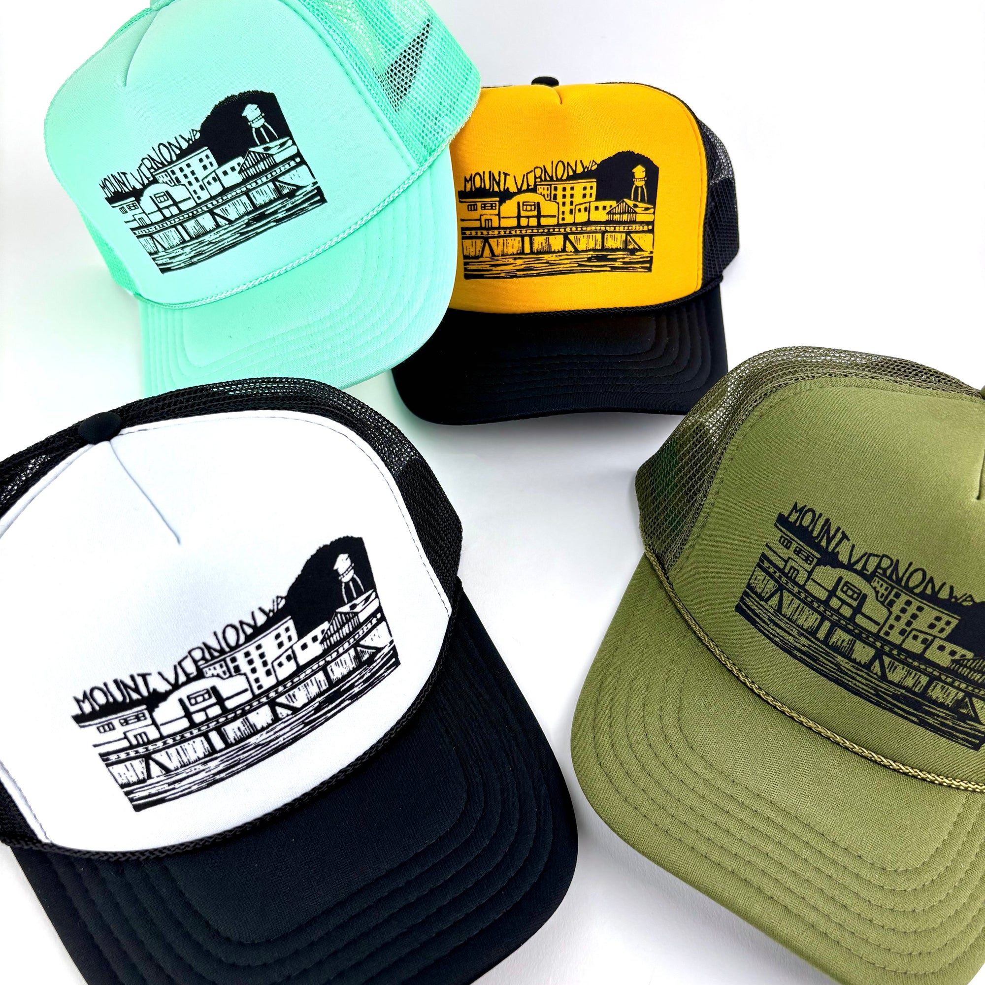 Downtown Mount Vernon Foam Trucker Hat