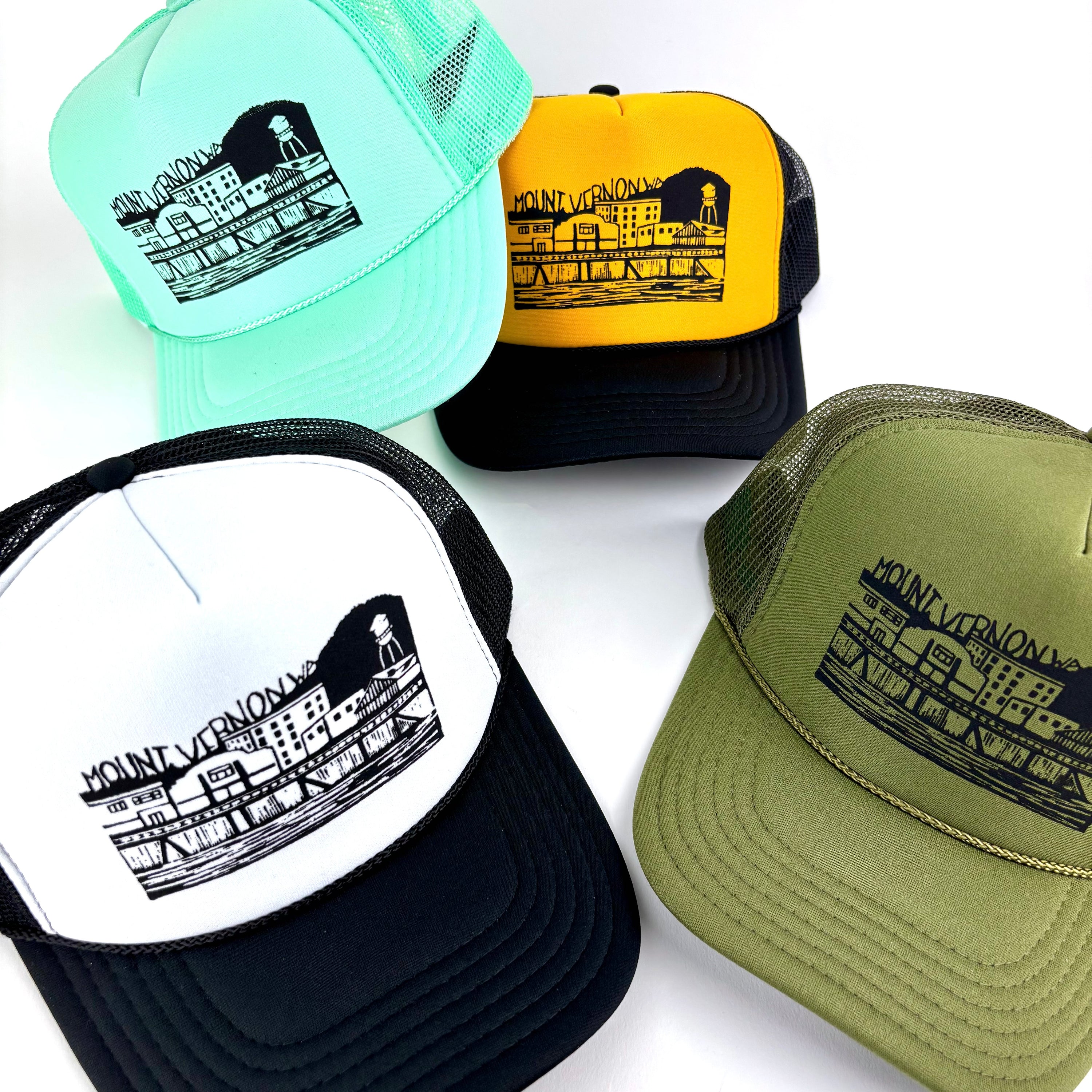 Downtown Mount Vernon Foam Trucker Hat