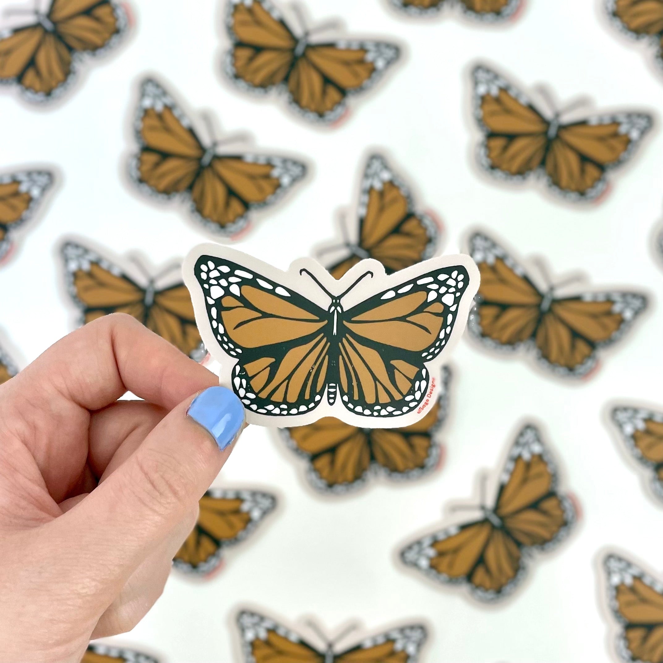 Butterfly sticker
