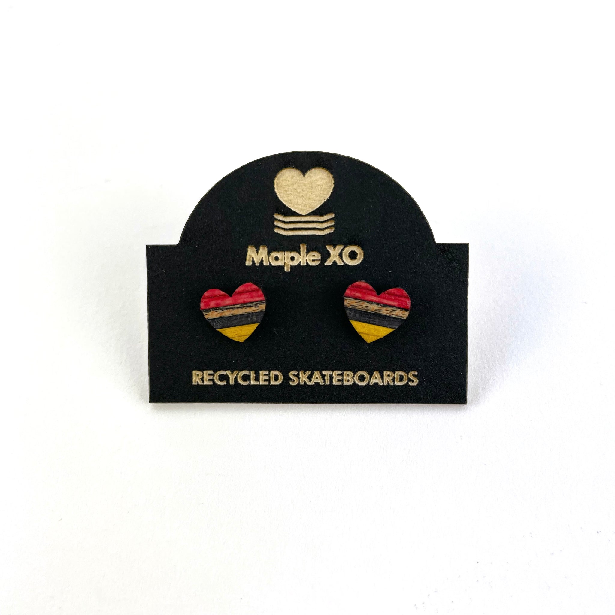 Recycled Stud Earrings by MapleXO