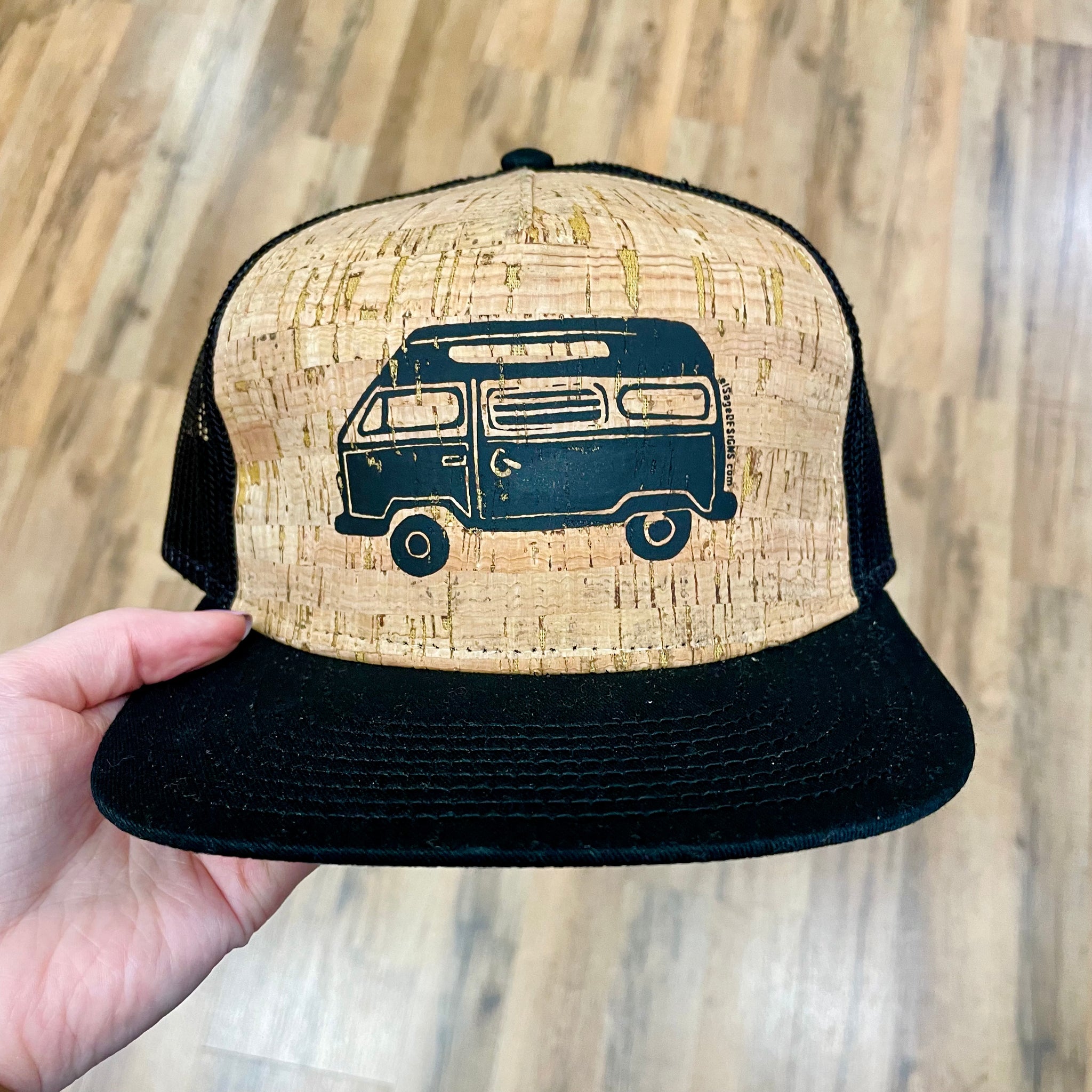 Camper Van Cork Trucker Hat