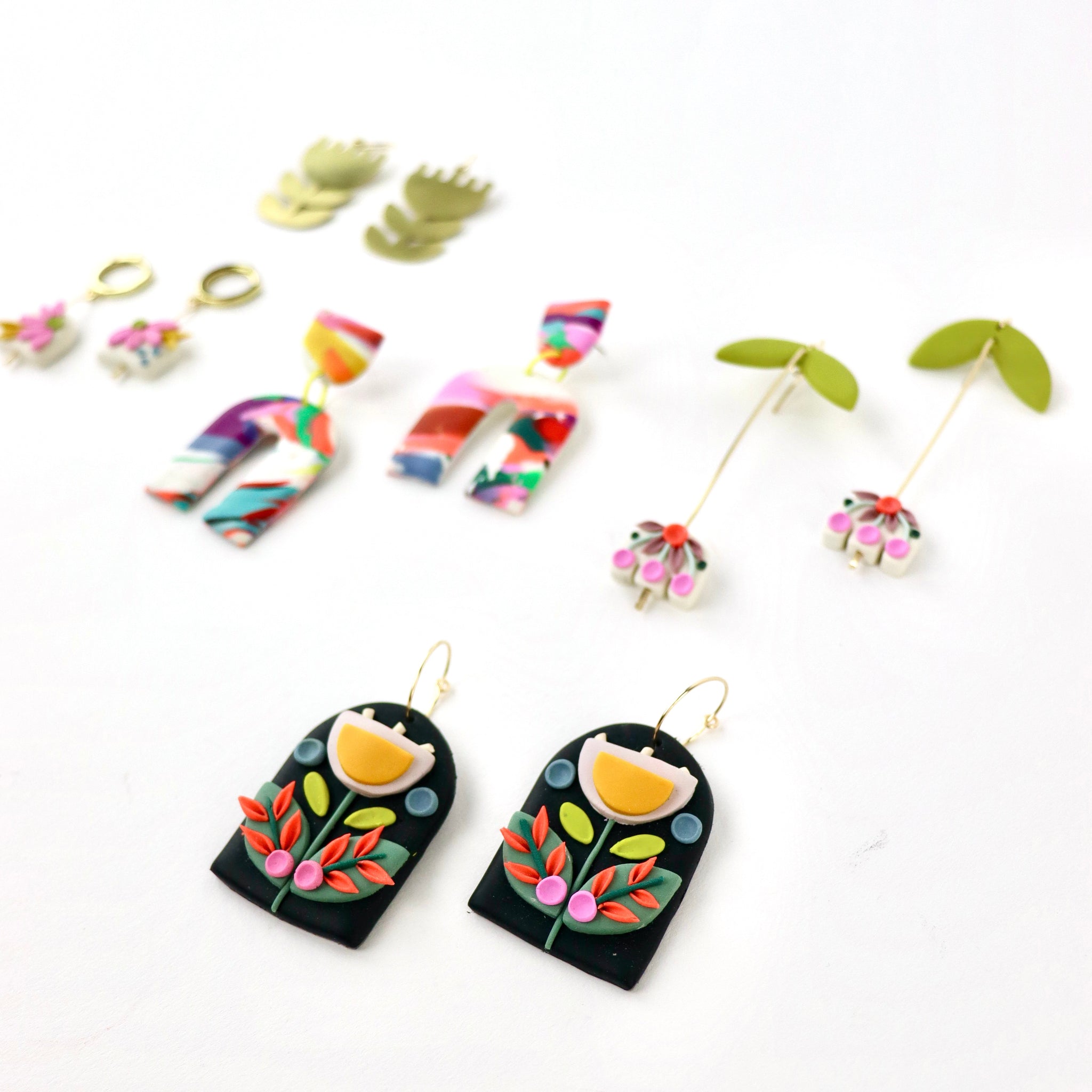 Polymer Clay Earrings by Meeshmade