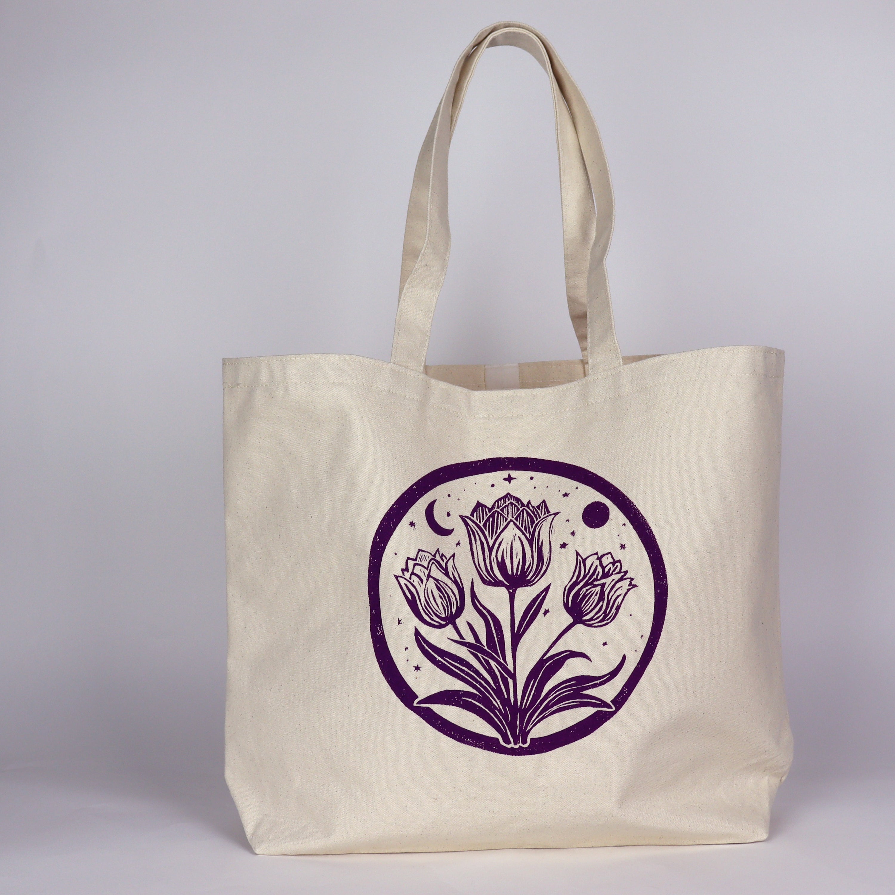 Tulip Moon Large Tote Bag