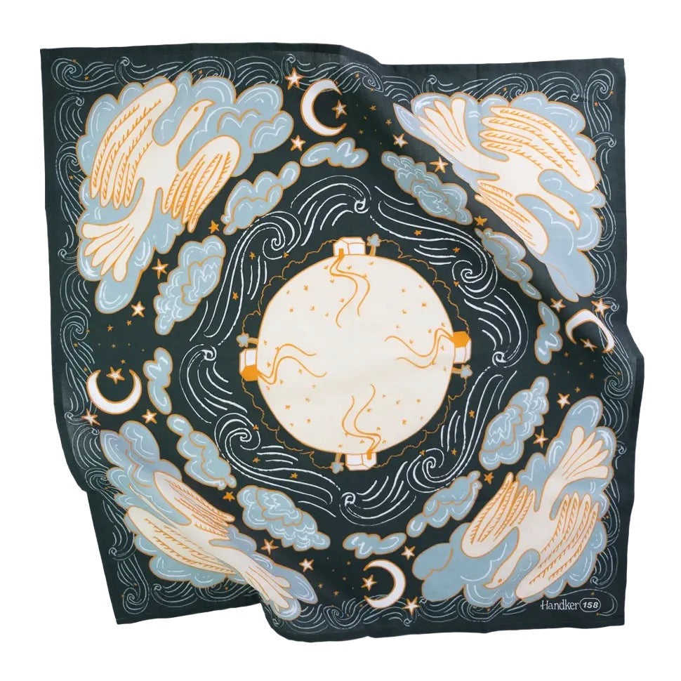 Colorful Screen Printed Bandanas