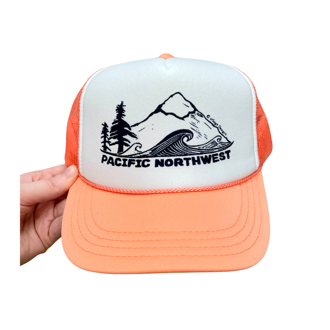 Original Pacific Northwest Kid's Foam Trucker Hats