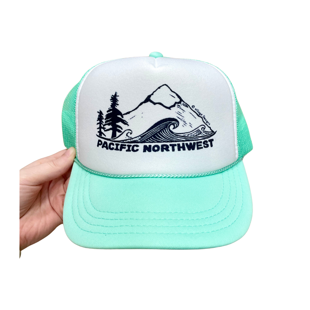 Original Pacific Northwest Kid's Foam Trucker Hats