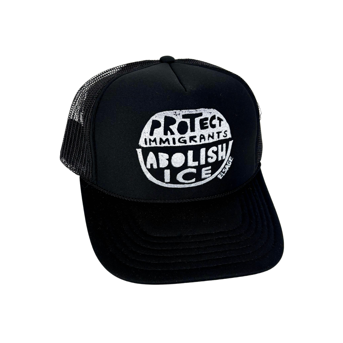 Protect Immigrants/Abolish ICE Foam Trucker Hat