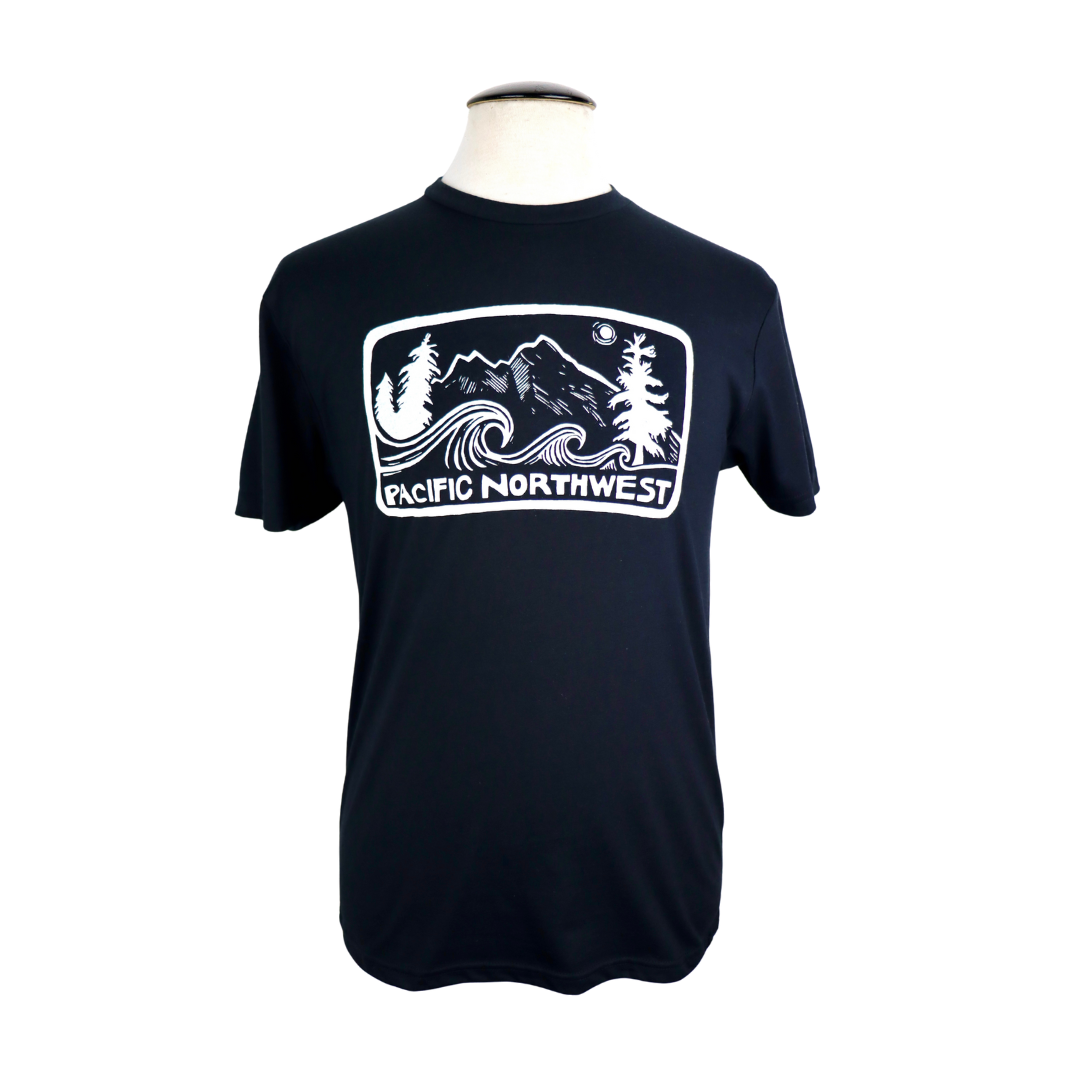 Pacific Northwest 2.0 Unisex Triblend Tee in Black