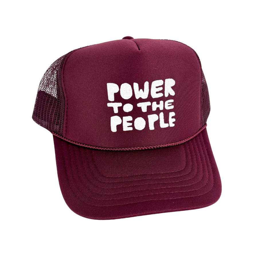 Power To The People Foam Trucker Hat
