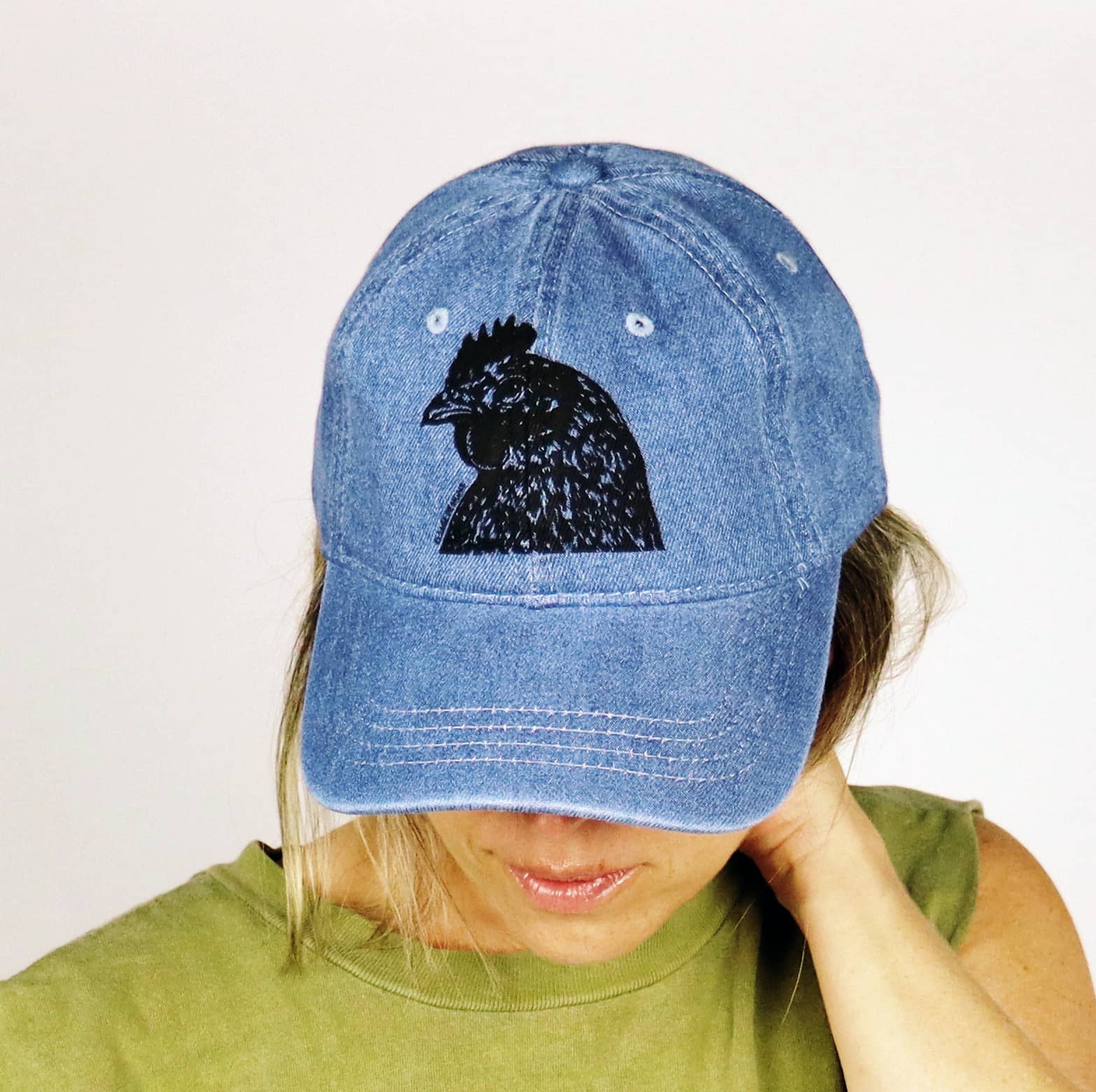 Pretty Chicken Dad Hats
