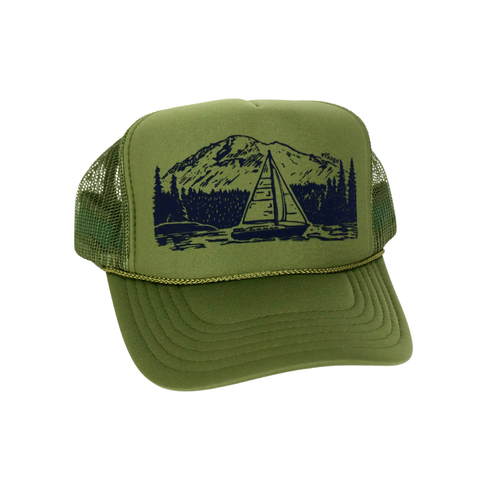 PNW Sailboat Foam Trucker Hat