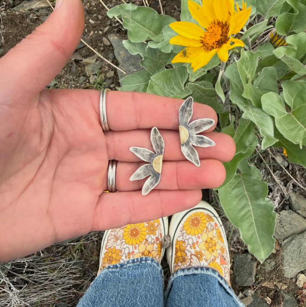 Handmade Metalwork Earrings
