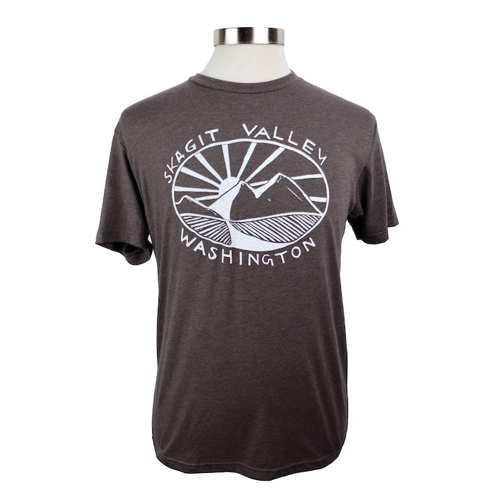 Skagit Valley Unisex Triblend Tee in Espresso