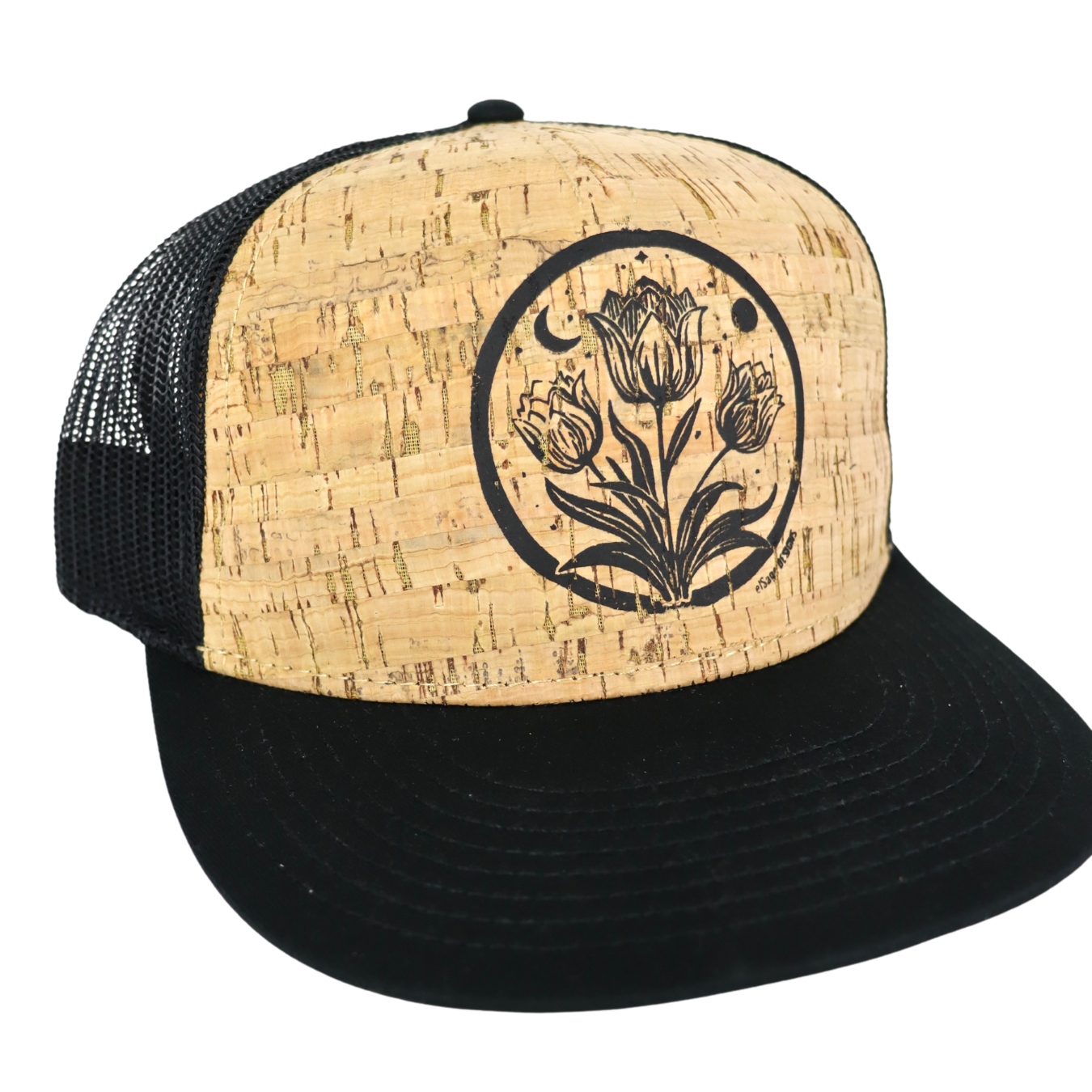 Tulip Moon Cork Trucker Hat