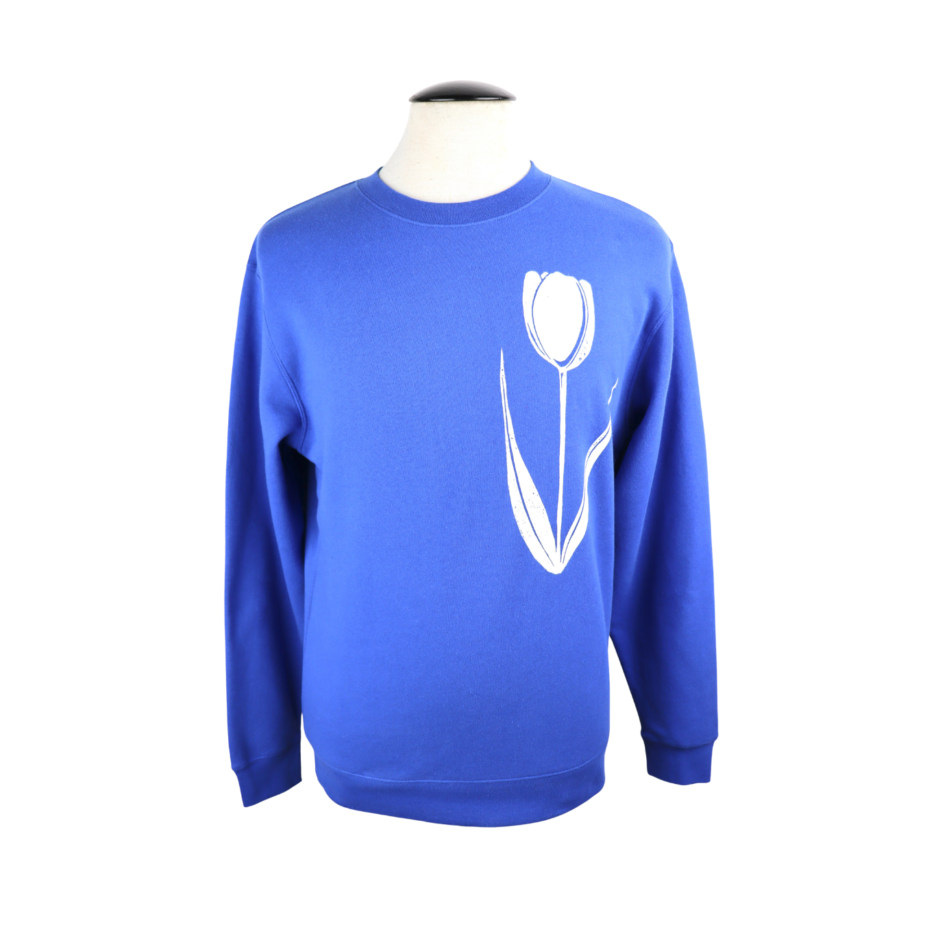 Tulip Unisex Crewneck Sweatshirt in Cobalt Blue
