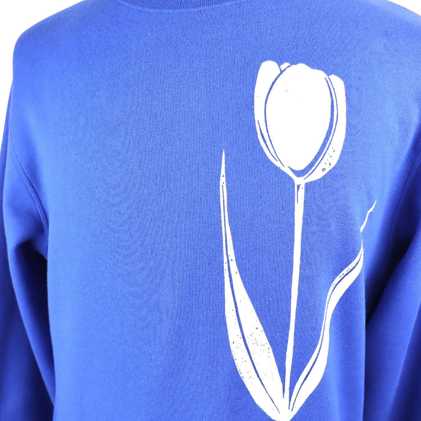 Tulip Unisex Crewneck Sweatshirt in Cobalt Blue