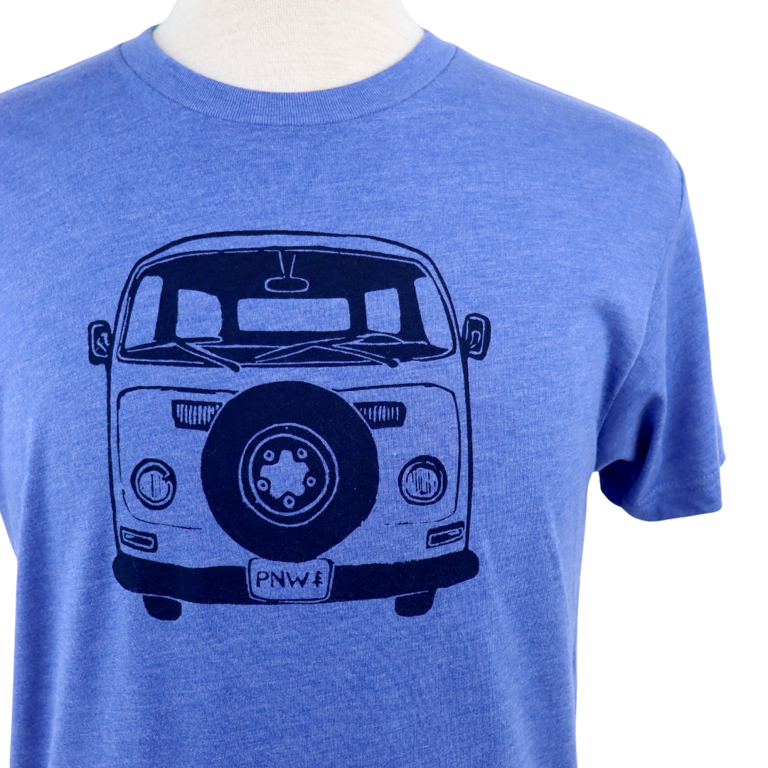 Van Unisex Triblend Tee in Painter's Blue