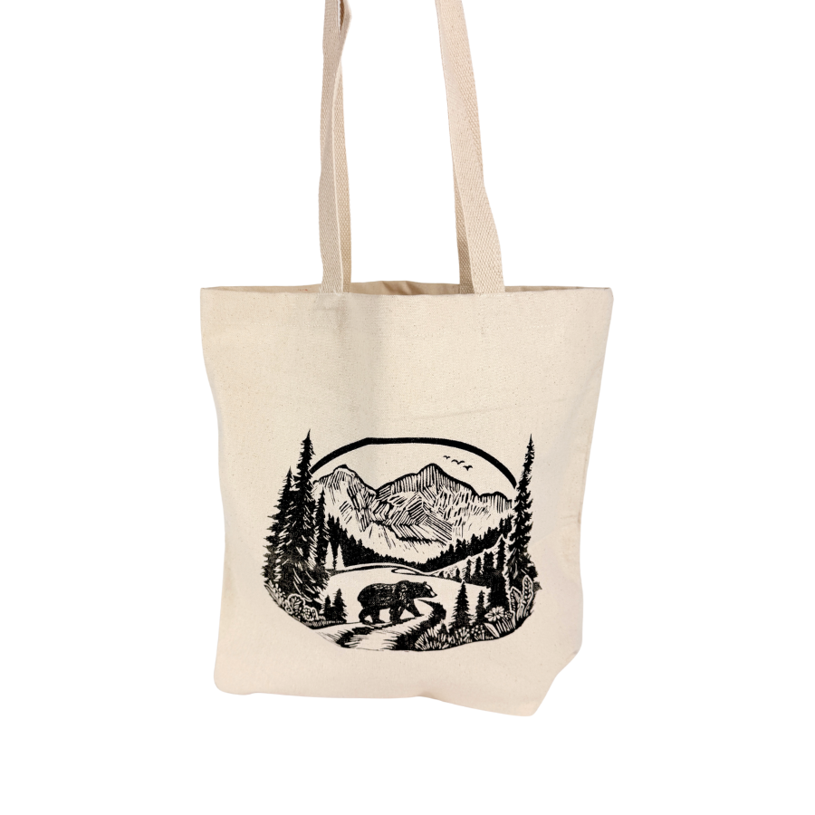 Wilderness Bear Tote Bag