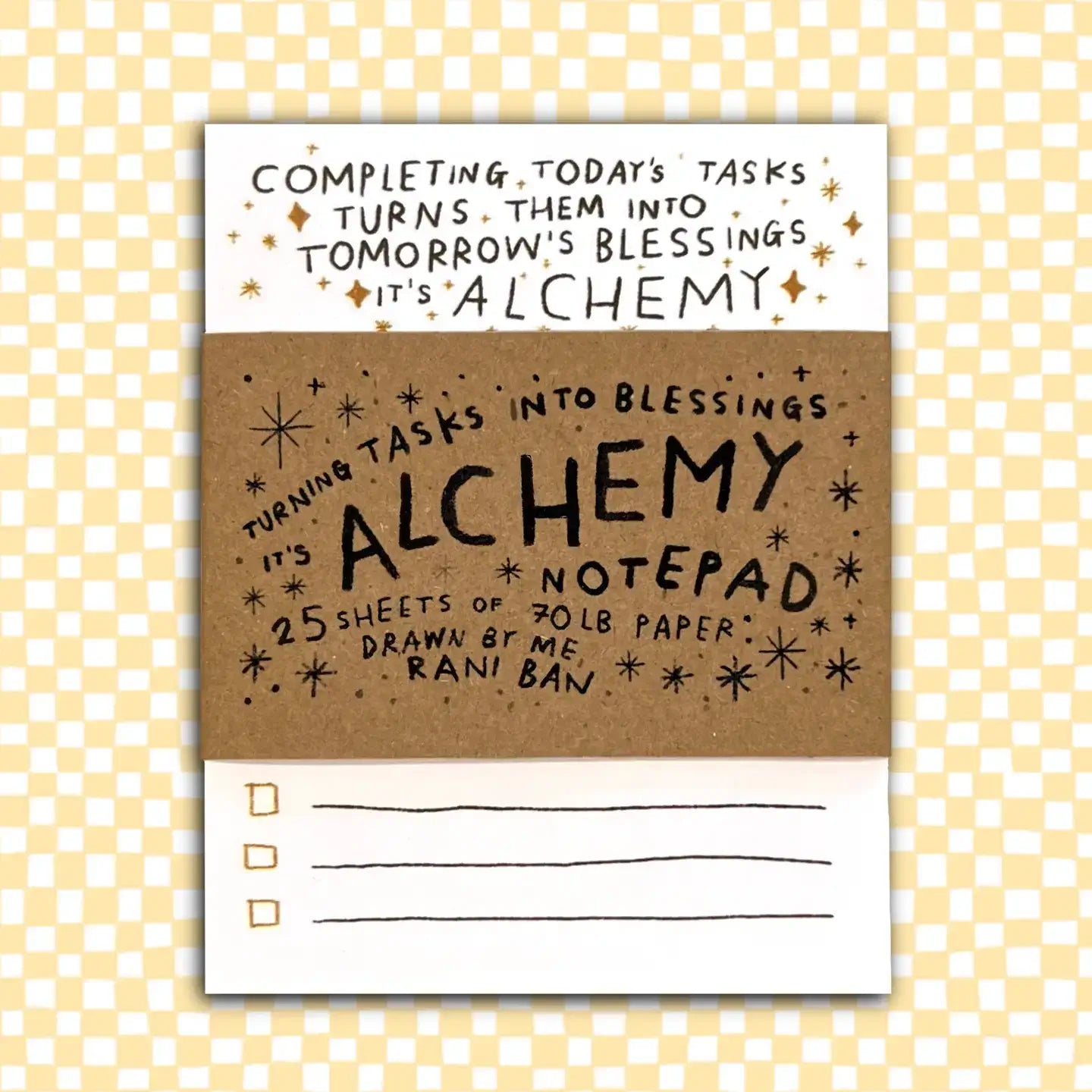 Alchemy Notepad by Rani Ban Co.