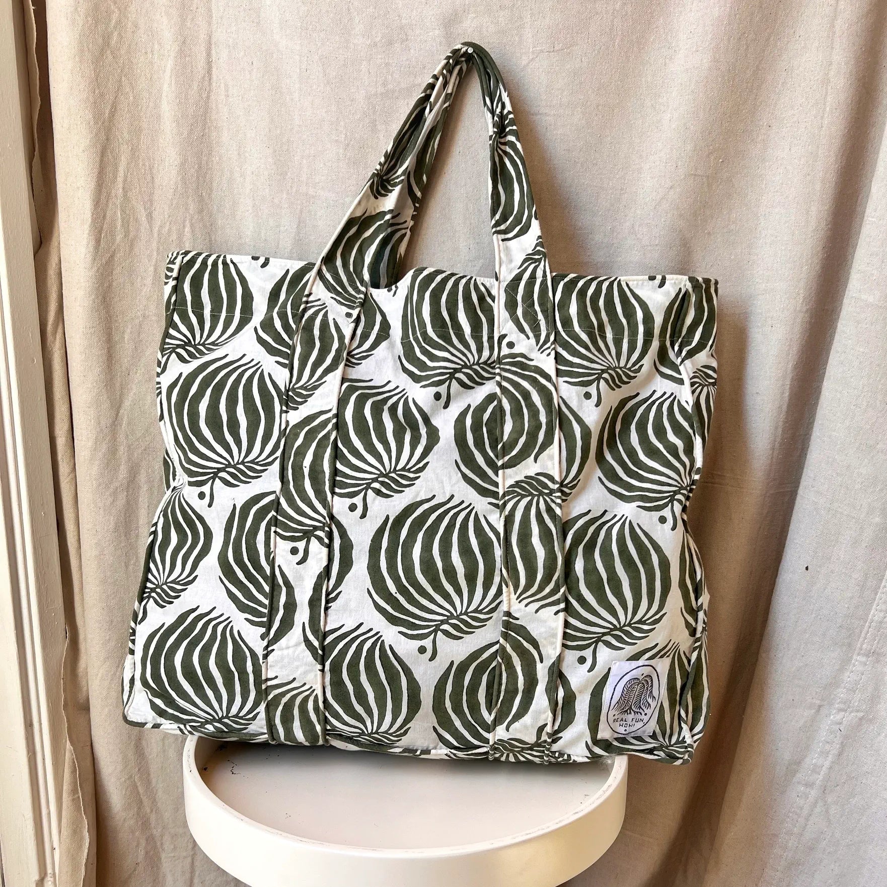 Hand Printed Cotton Bag