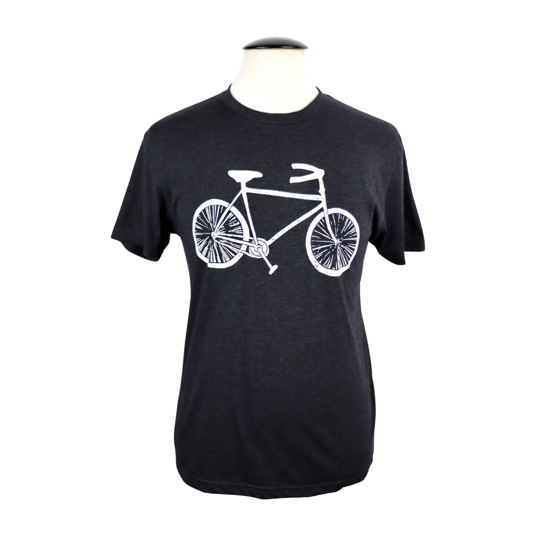 Bike Unisex Triblend Tee in Charcoal
